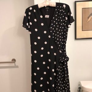Worthington Polka Dot Wrap Dress